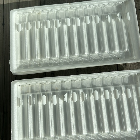 48 Test Tubes Science Pyrex no. 9800 made in USA - Picture 8 of 9